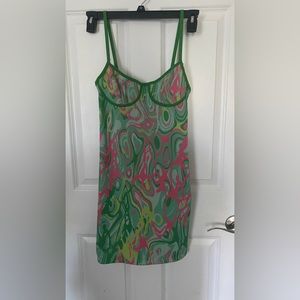 Zara mini multi color dress.